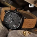 CURREN WATCH LEATHER STRAP WATCH