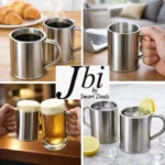 Durable 250 ml stainless steel mug