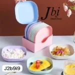 10 Fancy Plates with 1 Plates Stand