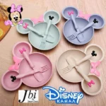 Mickey Mouse Kids Plate set with Spoon and Fork