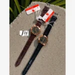 YILEQI Leather Strap Watch