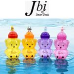 Bear Water Bottle With Straw &  Straw Stopper