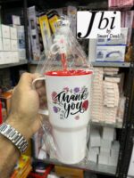 Plastic Printed DIP AND DRINK Straw TUMBLER - Image 5