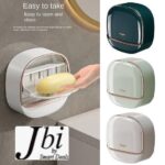 Soap Box with Lid & Drain Tray – Wall Mounted - Image 3