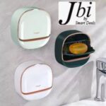 Soap Box with Lid & Drain Tray – Wall Mounted