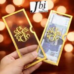 EID Mubarak Acrylic Golder Envelope