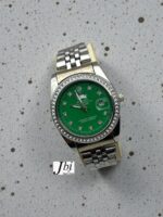 Stone Dial Bezel Rolex Mens Watch - Image 3