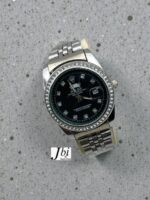 Stone Dial Bezel Rolex Mens Watch - Image 2