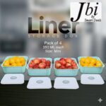 Liner Food Storage Square Boxes