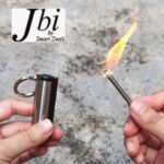 Fire Starter Flint Match Lighter Keychain Camping Emergency Gear Survival - Image 4
