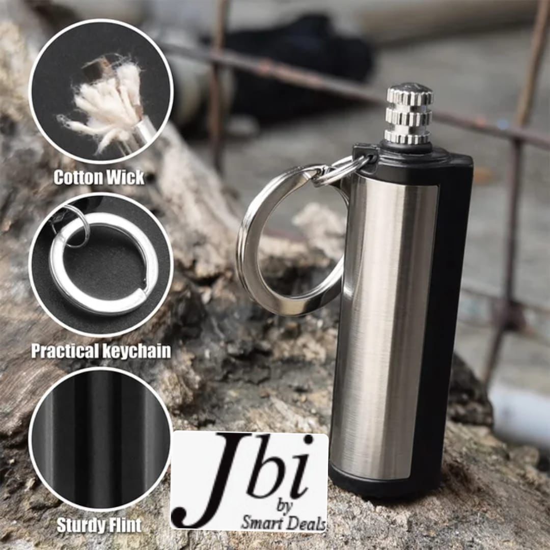 WhatsApp Image 2026-04-07 at 2.20.50 AM Fire Starter Flint Match Lighter Keychain Camping Emergency Gear Survival - Image 1
