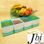 Set of 4 Chilleez Spice Case with Seasoning Box Tray