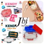 Kendy 2 portion School Lunch Box  With Spoon & Fork - Image 2