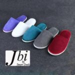 Multi-Color Soft Cotton Slippers for Men and Women - Unisex Indoor Spa Slippers
