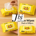 Pack of 80 pieces  Face wipes