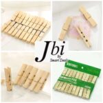 Pack of 20pc wooden cloth clips  Small