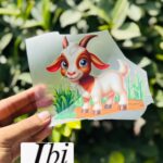 Dtf Baby Goat Print