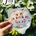 Dtf Cute Baby Goats Print