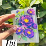 Dtf Purple Flowers Print