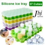 Honey Cube Honeycomb Tray 37 Silicone Cubes Ice Cube Making Mold with Lids