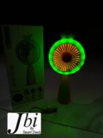 Chargable Hand Held Fan With Ring Light - Image 2