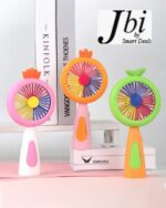 Chargable Hand Held Fan With Ring Light - Image 3