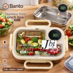800ml Temperature Sensor Banto Stainless Steel Lunch Box with Box Packing - Image 5