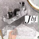 Bathroom Shelf Drain Rack Wall Mount Corner Storage Shelves - Image 2