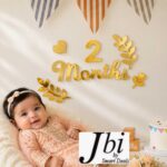 Capture Precious Moments with Our Golden Acrylic Milestone Props!