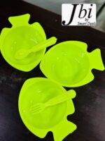 Pack Of 3 Fish Bowl Set 3 Bowl 1 Spoon 1 Forks