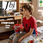Super Fun Drink Sraw Glass 750ml
