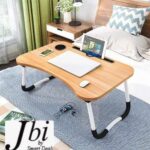 Wooden Gaming Laptop Table With Fan And Simple For Bed Foldable Stand Ergonomic Portable Drawing Notebook Reading - Image 3