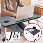 Wooden Gaming Laptop Table With Fan And Simple For Bed Foldable Stand Ergonomic Portable Drawing Notebook Reading