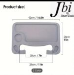 Steering Wheel Dining Food Tray for Car Driver and Passenger Car Table Desk Tray / Vehicle Seat Mount Laptop Desk - Image 2
