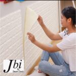 3D Foamic Brick Sheet ( White )