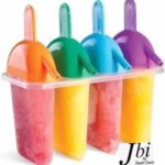 4pcs Ice Cream Stick Maker Model Pop Molds Freezer Lolly Yogurt Ice Cream