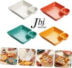 Snack Plate Plastic Dinner Plates Clear Plastic Tray Pack Of 4