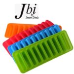 Houseeker 10 Grids Silicone Ice Cube Tray Finger Shape Ice Maker