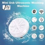 Mini Portable Ultrasonic Turbine Washing Machine