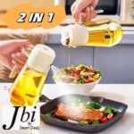 2 In 1 Oil Kettle, Oil Pot, Kitchen Oil Spray Bottle And Dispenser