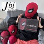 Spiderman Headgear Mask Cosplay Moving Eyes Electronic Mask - Image 2