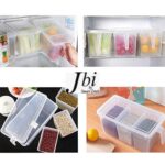 3 Section Plastic Food Storage Container