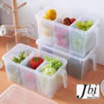 3 Section Plastic Food Storage Container - Image 2