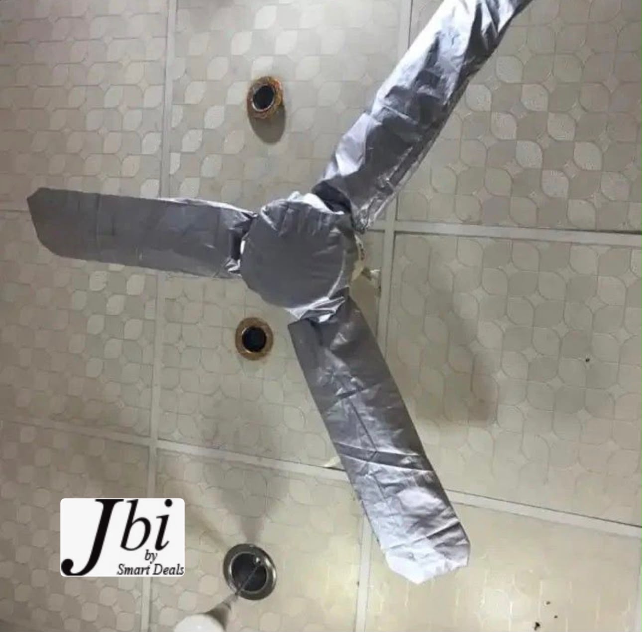 WhatsApp Image 2026-09-05 at 3.54.22 PM Ceiling Fan Cover Grey Dust Proof Protector - Image 1