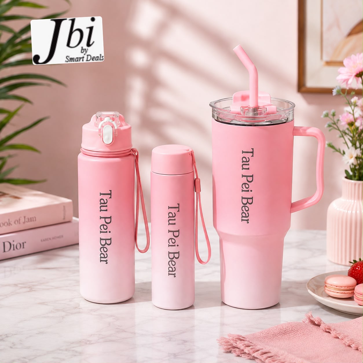 WhatsApp Image 2026-09-05 at 5.33.53 PM *Pack of 3pcs Multicolour Tumbler Bottle set with Shopper Packing (Mix/Random colour) - Image 1