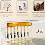 Transparent Refillable Essential Oil Hair Comb Scalp Care Applicator Brush Oil Distribution Comb