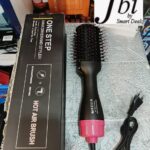 Hair Dryer Hot Air Brush Styler and Volumizer One Step Multifunction Hair Sraightener Curler Comb Electric Ion Blow Dryer Brush