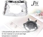 Silver Aluminium Foil Gas Stove Burner Covers 10Pcs - Image 3