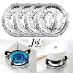 Pack of 10 - Disposable Aluminum Foil Round Gas Stove Burner Covers