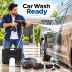 48V Cordless High Pressure Washer | Double Battery Portable Car & Bike Cleaning Water Spray Gun - Image 3